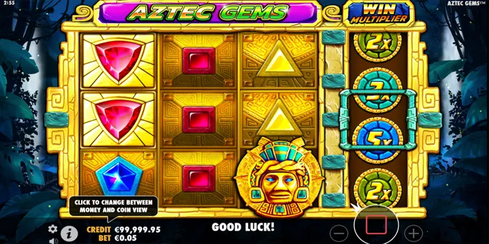 Fitur Bonus Slot Aztec Gems